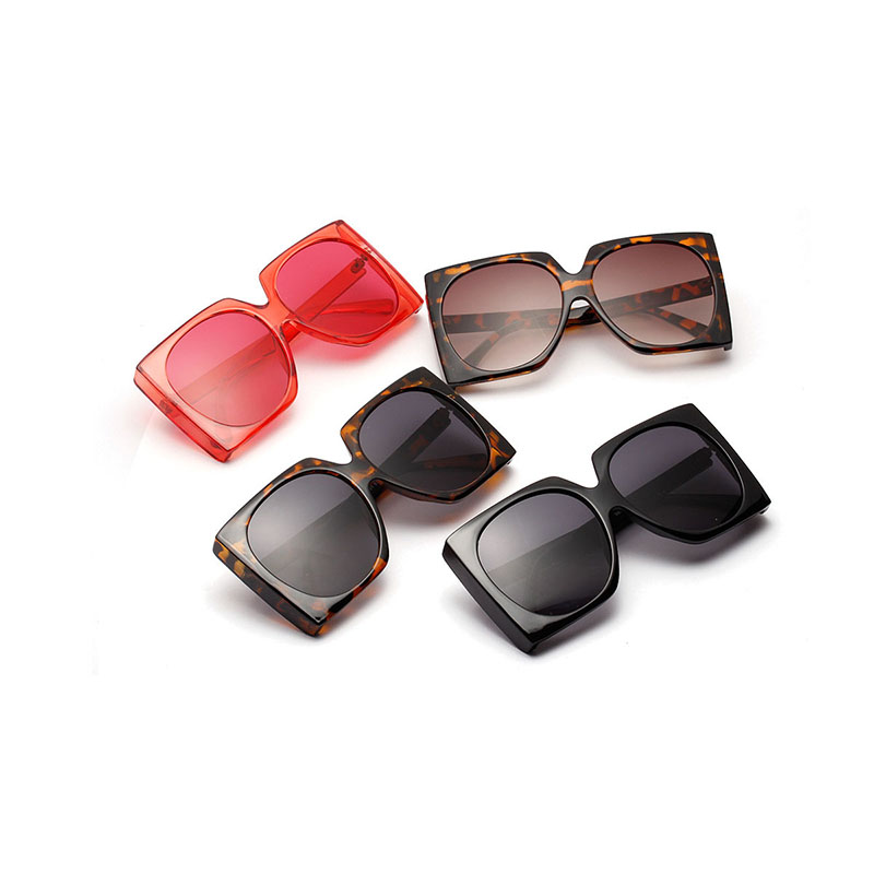 Wholesale Large Box Sunglasses Retro Outside Square Inside Round Sunglasses Vendors