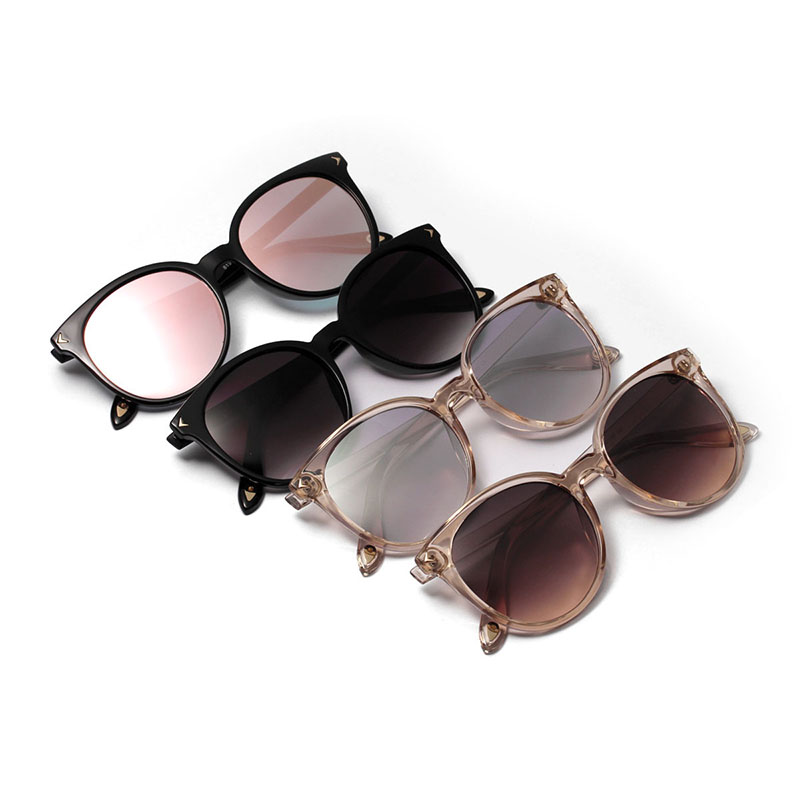 Round Retro Sunglasses Transparent Frame Glasses Manufacturer