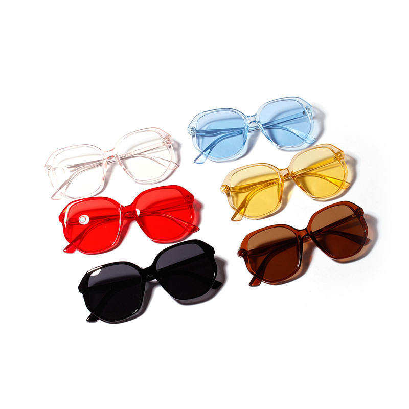 Candy-colored Square Sunglasses Retro Manufacturer