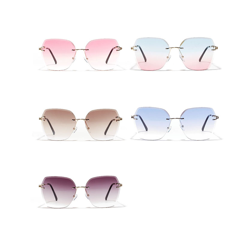 Wholesale Rimless Sunglasses Retro Rimless Glasses Vendors
