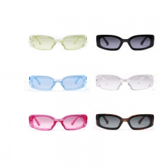 Candy-colored Square Sunglasses Colored Transparent Glasses Manufacturer
