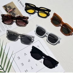 Jelly Color Models Full Frame Black Trendy Small Face Sunglasses Distributor