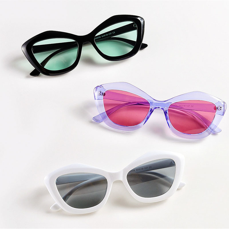 Retro Trend Personality Polygon Shaped Shaped Color Sunglasses Distributor