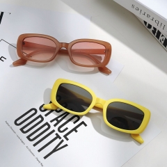 Retro Small Frame Square Frame Sunglasses Color Fashion Sunglasses Distributor