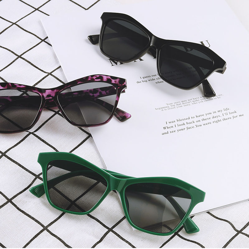 Shaped Frame Purple Tortoiseshell Frame Sunglasses Summer Sunglasses Distributor