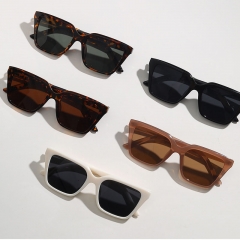 Square Large Frame Colored Sunglasses Sunscreen Sunglasses Distributor