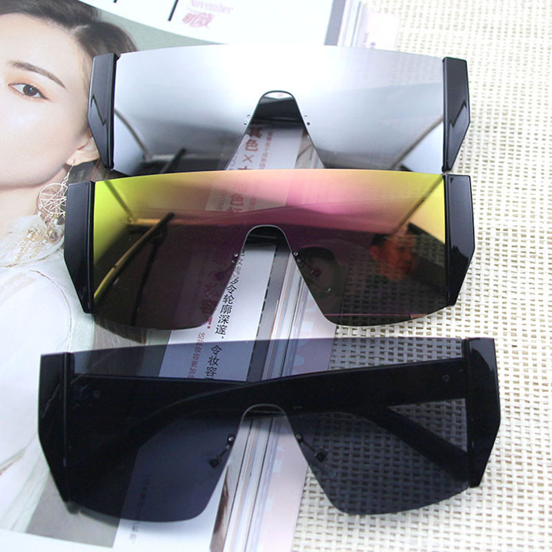 Square Frame One Piece Fashion Sunglasses Manufacturer