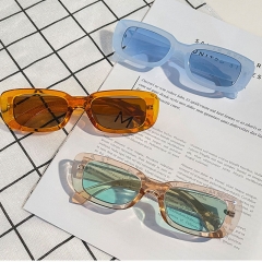 Retro Glasses Color Gradient Color Square Fashion Sunglasses Manufacturer