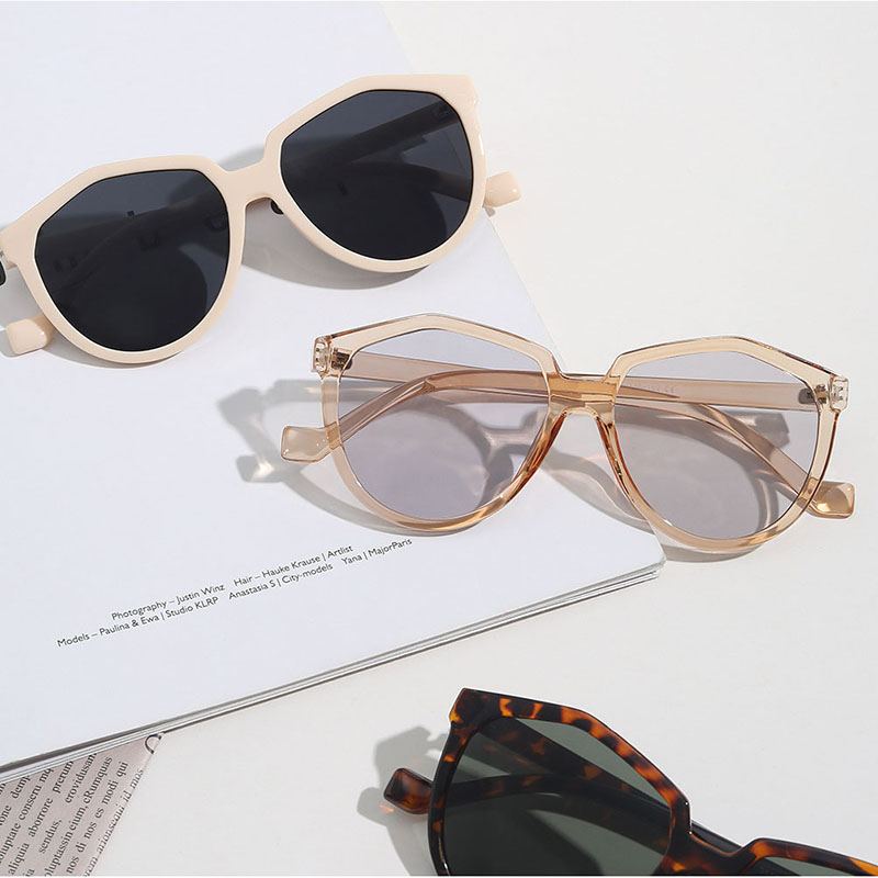 Large Frame Black Oval Thin Face Fashion Sunglasses Manufacturer