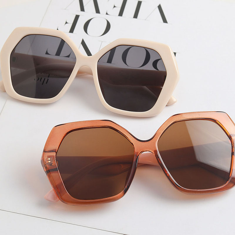 Large Frame Square Polygonal Color Popular Models Sunglasses Manufacturer