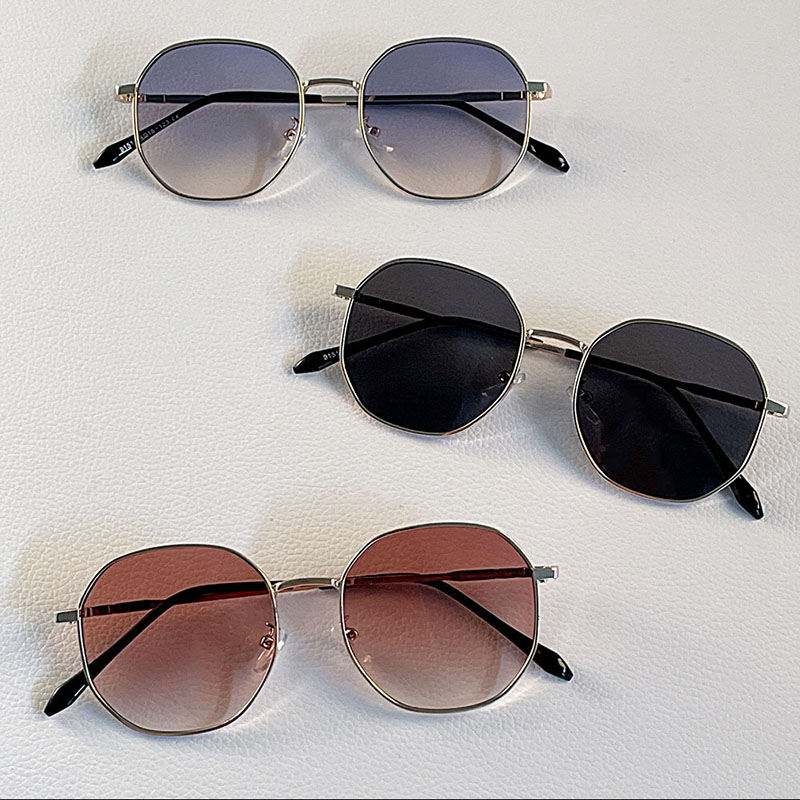 Round High-end Fashion Gradient Round Face Skinny Sunglasses Sunglasses Manufacturer