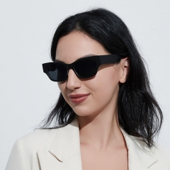 Small Square Trend Cream Color Frame Color Lens Sunglasses Manufacturer
