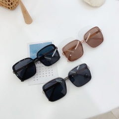 Large Frame Retro Sunglasses Sunglasses Glasses Anti-uv Distributor