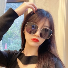 Large Frame Black Ladies Sunglasses Anti-uv Sunglasses Manufacturer