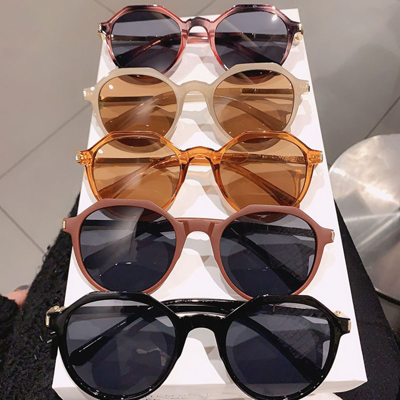 Retro Large Frame Square Frosted Sunglasses Female Trend Anti-ultraviolet Sunglasses Distributor