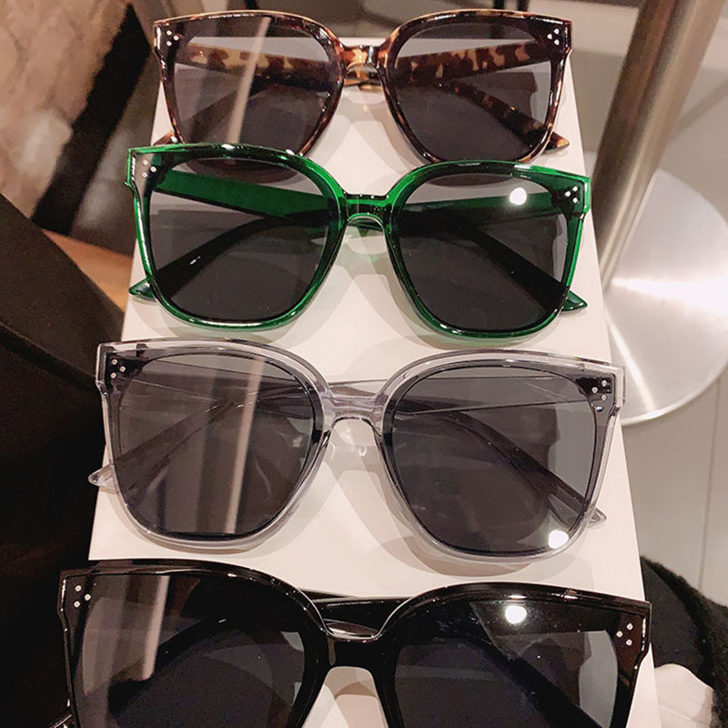 Korean Version Of Sunglasses Large Frame  Retro Sunglasses Anti-uv Sunglasses Men Distributor