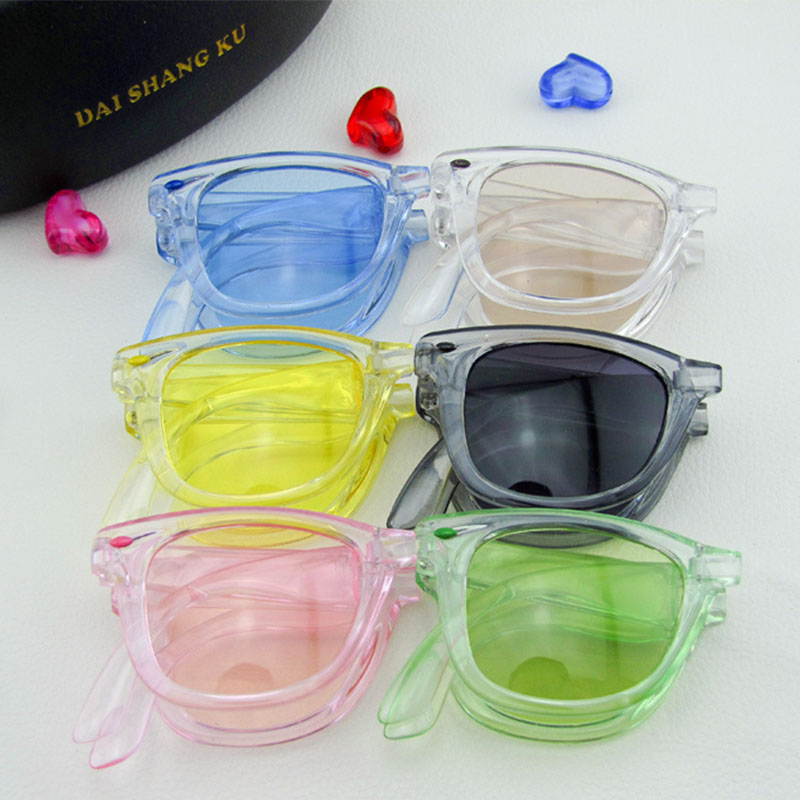 Custom Folding Jelly Color Rice Nail Sunglasses Manufacturer