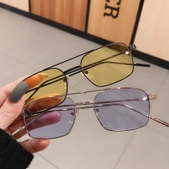 Fashion Metal Toad Sunglasses Tide Men And Women Green Sunshade Anti-uv Sunglasses With Myopia Distributor