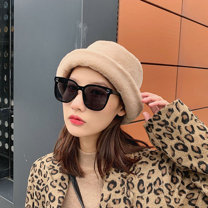 Korean Models Large Frame Sunglasses Female Rimless Frame Conjoined Super Black Sunglasses Bungee Manufacturer