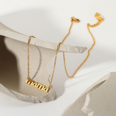 Wholesale Gold Plated Stainless Steel Necklace