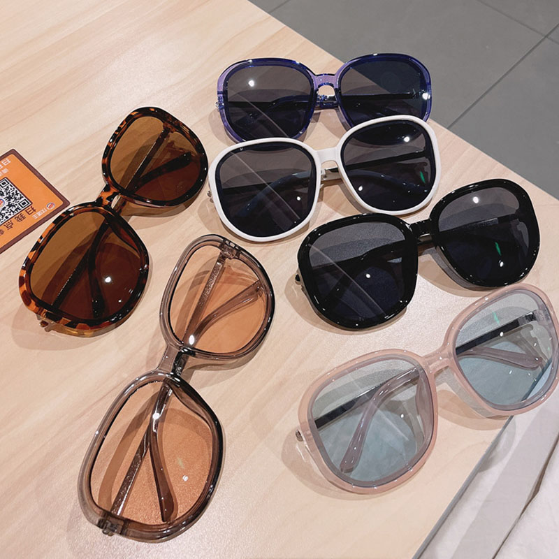 Retro Polygonal Sunglasses Korean Version Of The Trend Of A Hundred Sunglasses Simple Large Frame Glasses Distributor