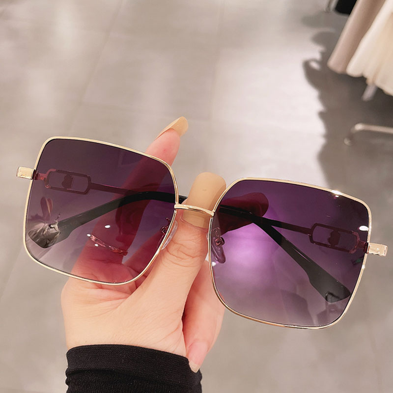 Korean Version Of Sun Shading Sunglasses Retro Square Large Frame Sunglasses Female Distributor