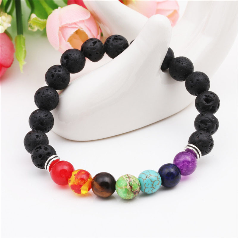 Wholesale 8mm Volcanic Stone Beaded Bracelet Vendors