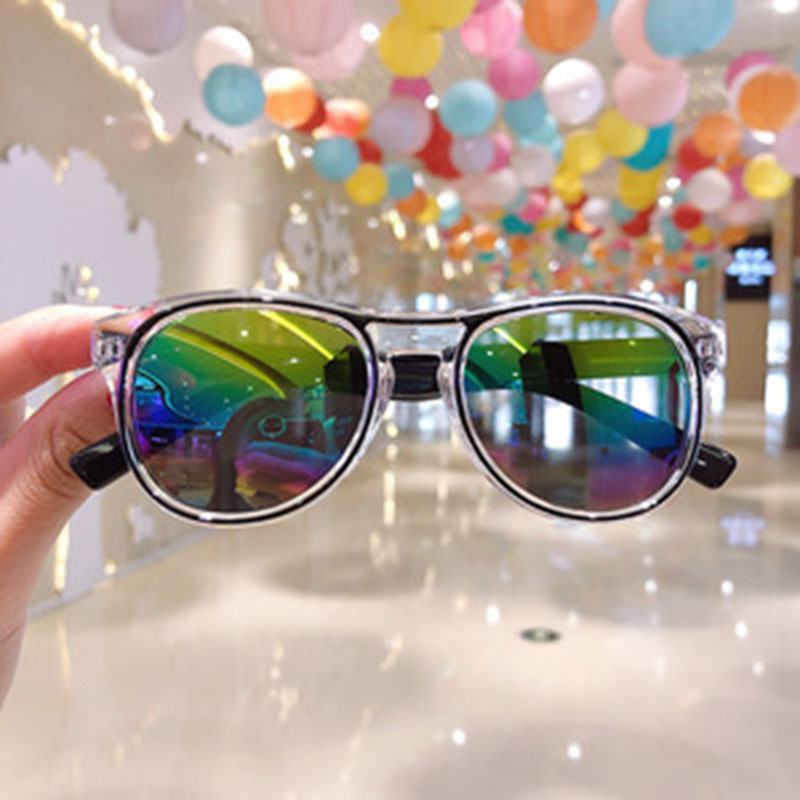 8# Dazzling Color Frame Glasses
