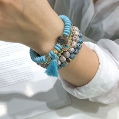 Wholesale Beaded Bohemian Tassel Multilayer Bracelet Vendors