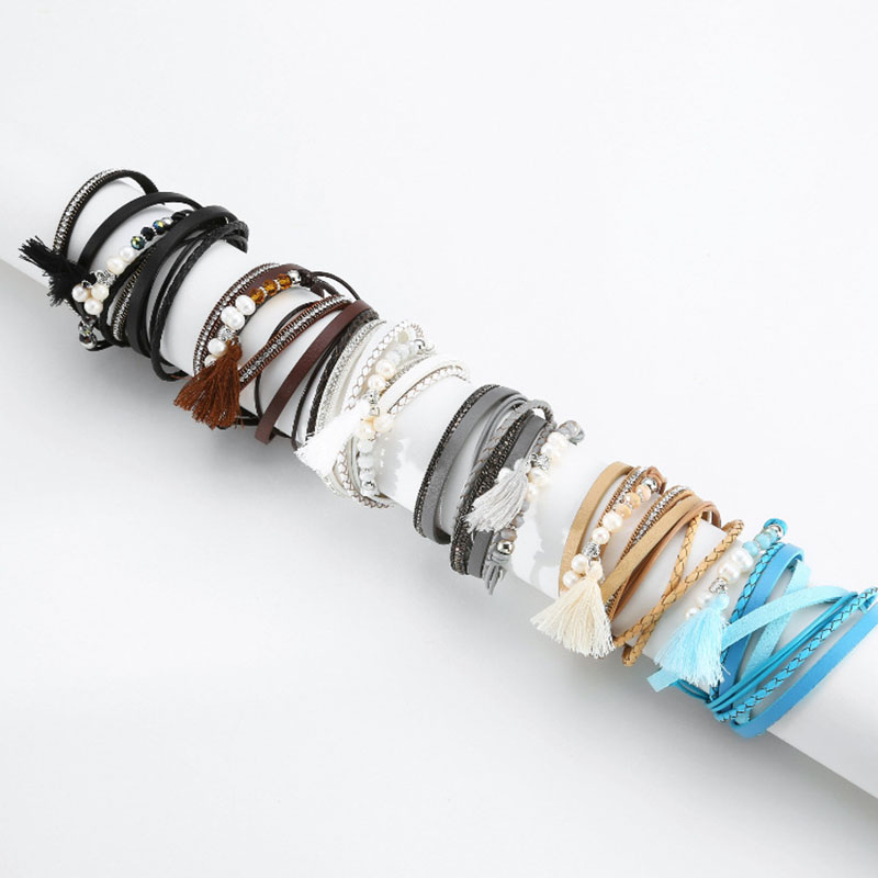 Wholesale Bohemian Pearl Tassel Multi-layer Bracelet Vendors