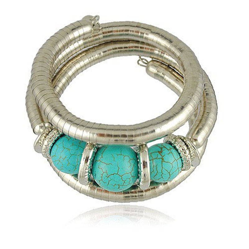 Snake Bone Shape Turquoise Bracelet Bracelet Supplier