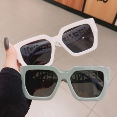 Wholesale Square Frame Hollow Collision Color Retro Sunglasses Vendors