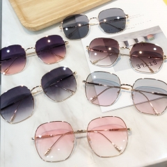 Color Retro Metal Box Fashion Sunglasses Distributor