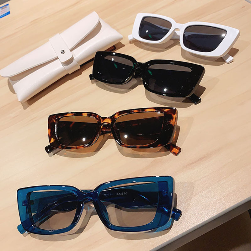 Trendy Disc Sunglasses Leopard Pattern Retro Small Frame Distributor
