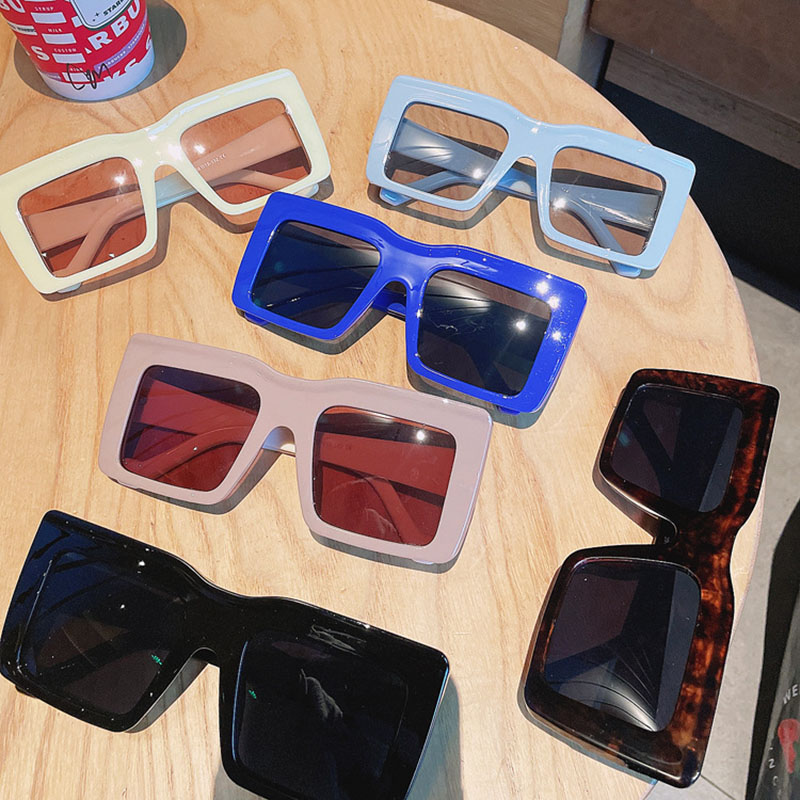 Wholesale Square Thick Frame Uv Protection Sunglasses Vendors