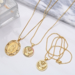 Wholesale Fashion Personality Zirconia Peace Dove Pendant Clavicle Chain