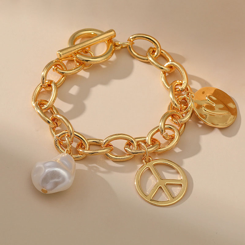 Baroque Bracelet Pearl Love Heart Distributor