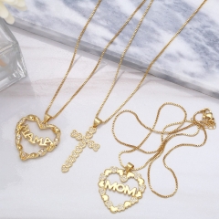 Wholesale Mama Necklace Niche Design Love Pendant