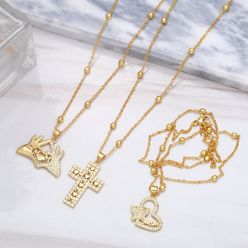 Wholesale Niche Chokermom Love Cross Necklace
