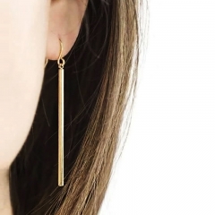 Geometric Earrings Creative Simplicity 1 Word Long Pendant Manufacturer