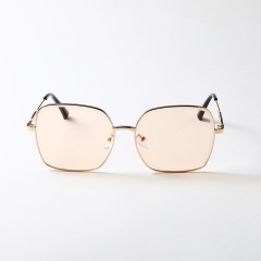 Square Fine Frame Metal Classic Travel Sunglasses Manufacturer