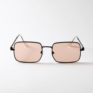 Square Small Frame Light Gray Color Bungee Sunglasses