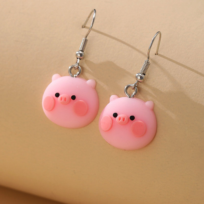 Pink Piggy Creative Simple Cute Earrings Distributor
