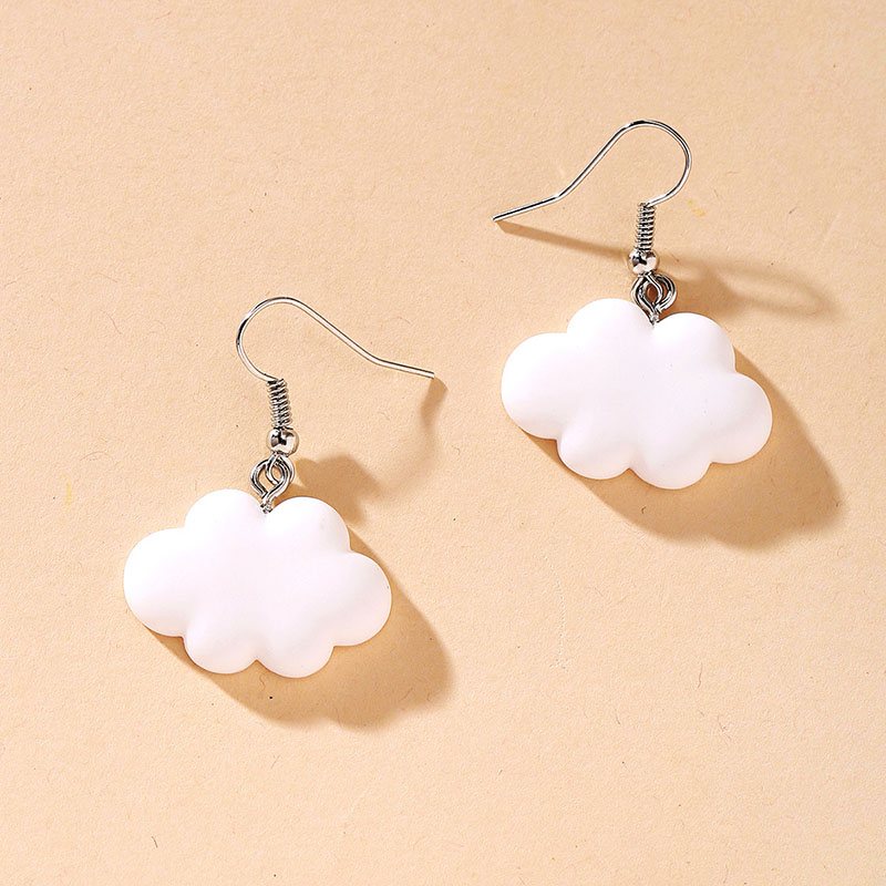 Jewelry Cartoon Cute Clouds Earrings Simple Niche Distributor