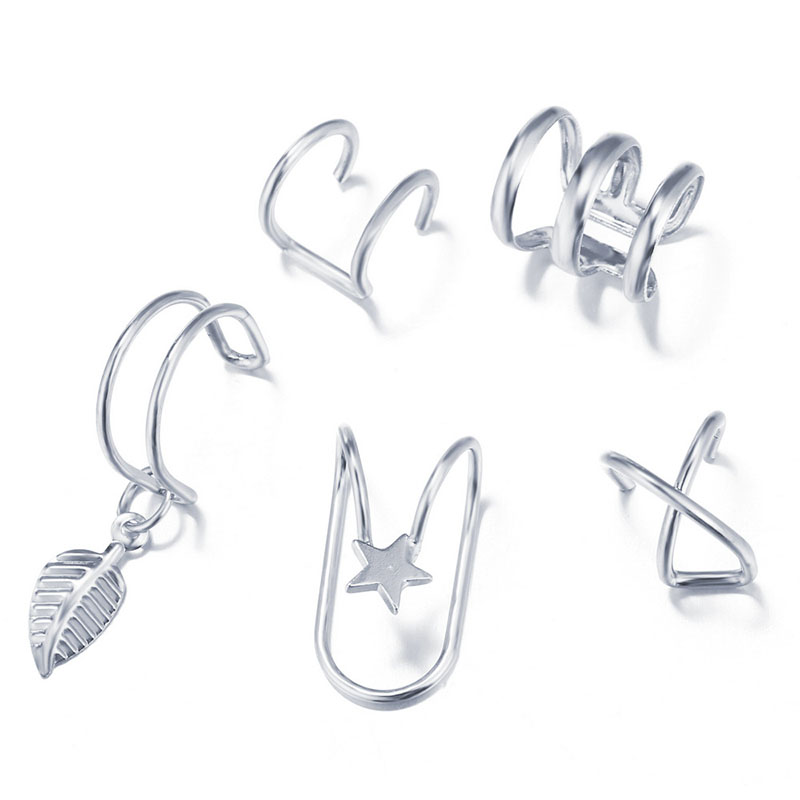 Diamond Inlay Real Gold Plated Pierced Ear Pin Design Distributor
