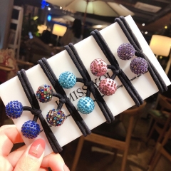 Full Of Diamonds Hundred Match Hair Band Colorful Drill Ball Hair Rope Rubber Band Manufacturer