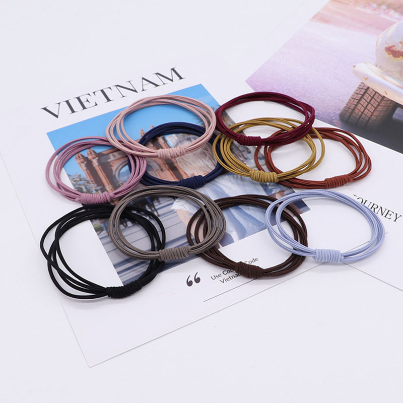 Leather Band Hair Rope Small Fresh Hair Band Manufacturer