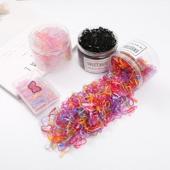 Colorful Hair Rope Disposable Leather Band Boxed Adults And Children Universal Supplier