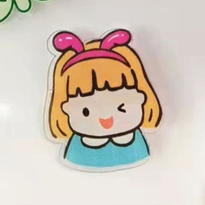 1#acrylic Clip Little Girl