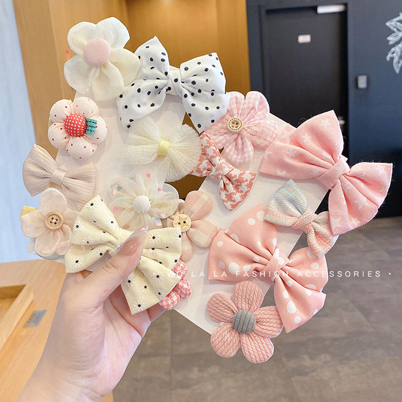 Bow Children's Flower Hair Clips Supplier